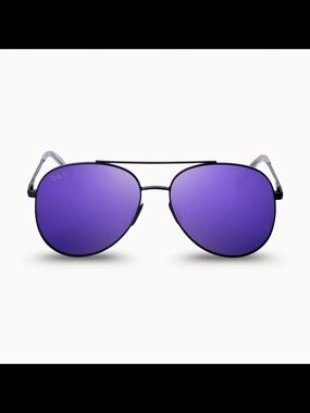 Purple Aviator Sunglasses for Women